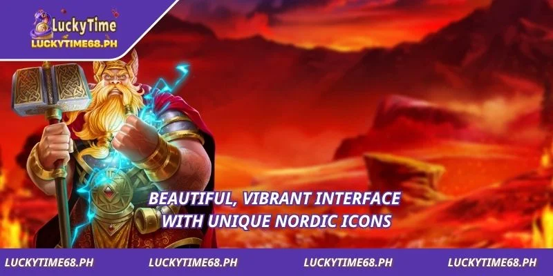 Beautiful, vibrant interface with unique Nordic icons